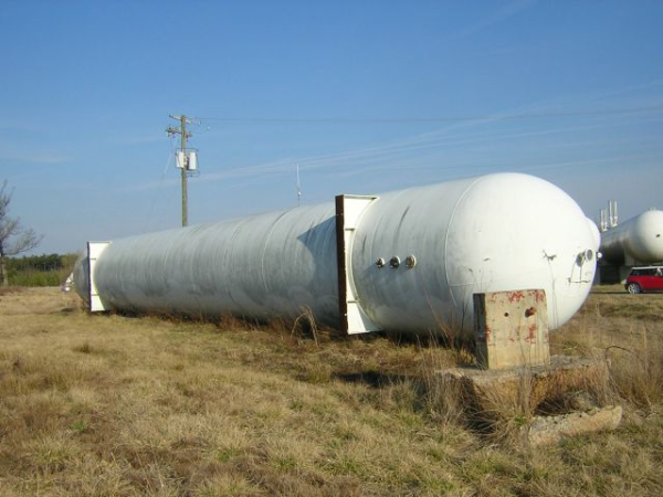 used 60,000 gallon propane storage vessel