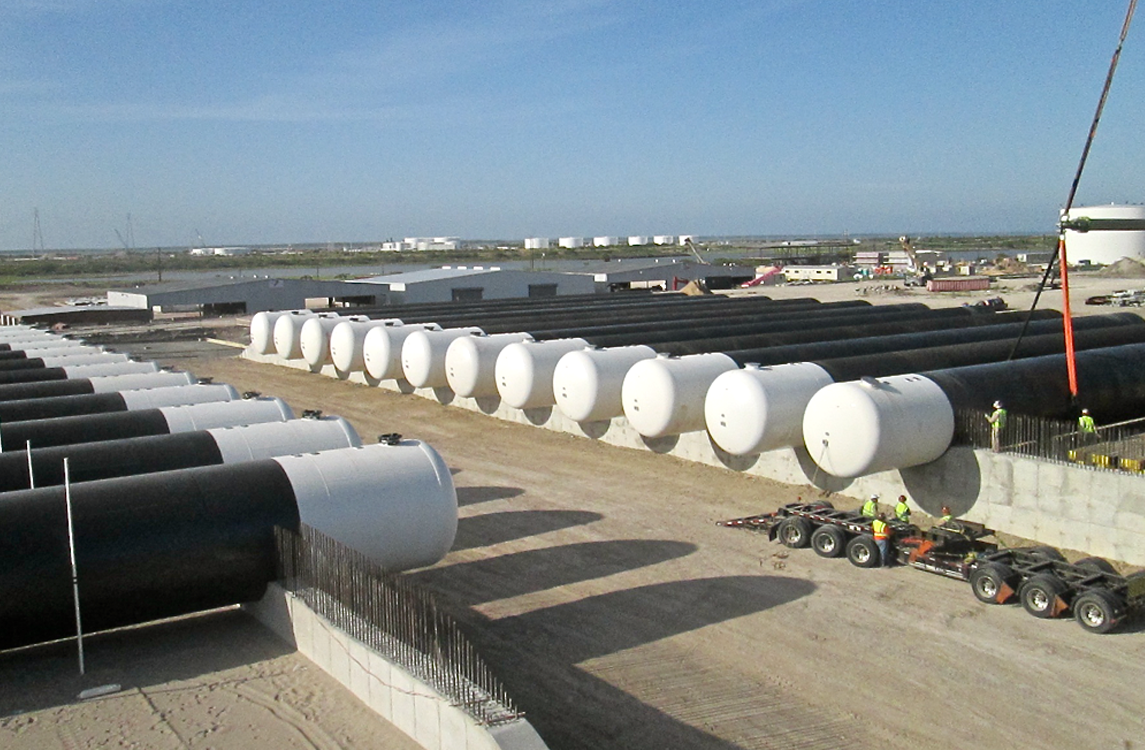 LPG Underground Tanks - Storage Terminal