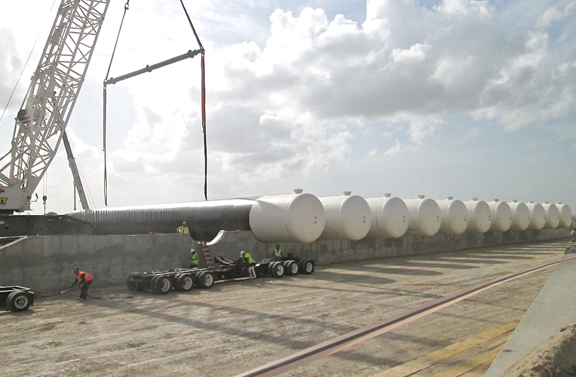 NGL LPG Rail Terminal - ASME Pressure Vessels