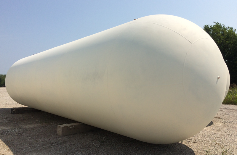 Newly manufactured LPG storage tank