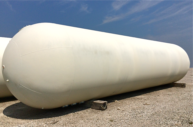 New Custom fabricated large LPG storage tank