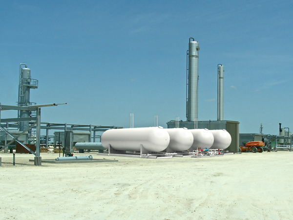 Scalable Modular NGL LPG Propane Storage Tank skids