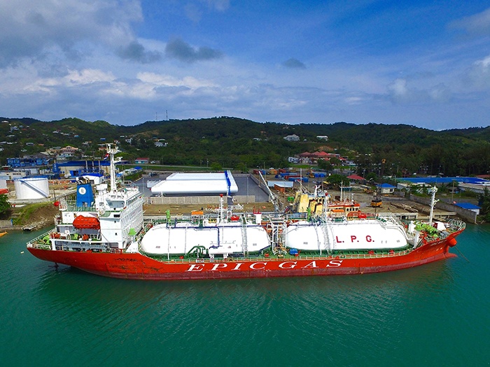 Marine Import of Propane for power generation