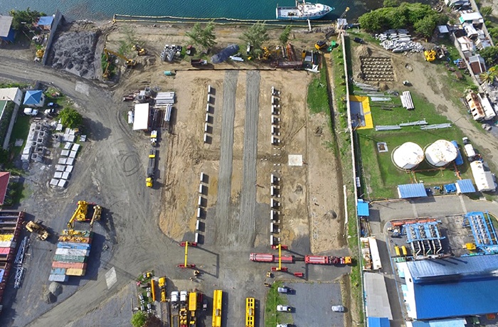 Modular LPG Terminal - Row of Tank Piers