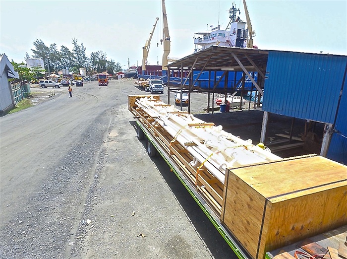 Modular LPG Terminal - Unloading Tanks from Barge