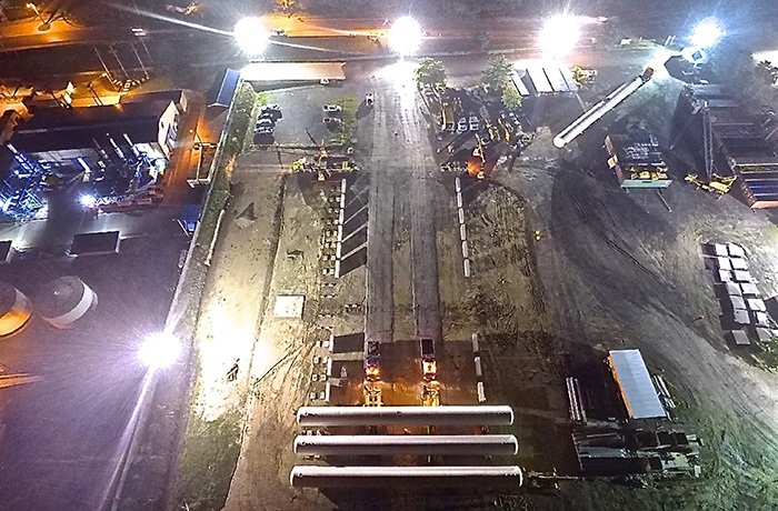 Modular TerminalSolutions - Laying Propane Bullets Foundation