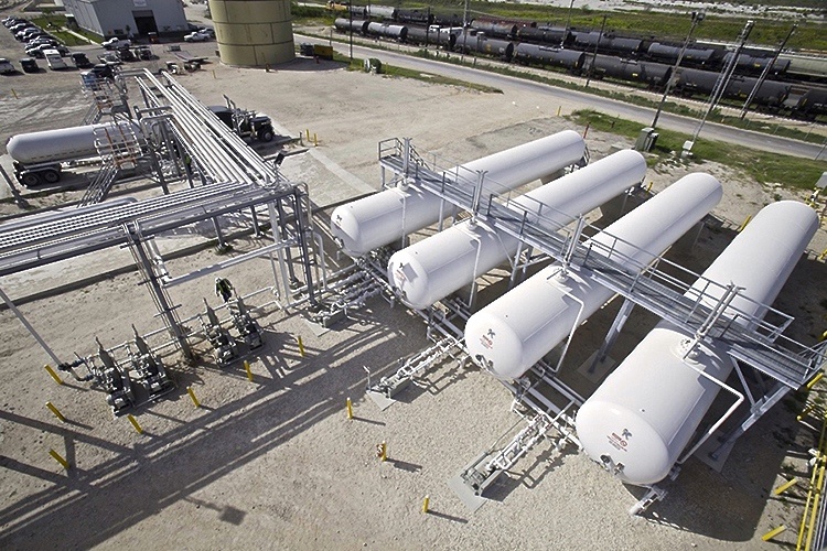 LPG NGL Truck & Rail Transloading Terminal