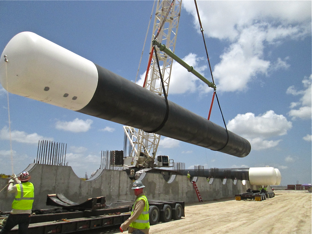 NGL storage tank installation