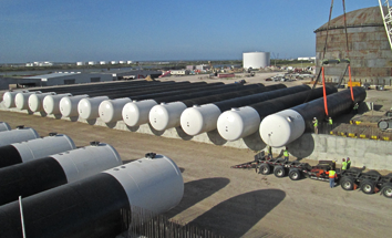 NGL Storage Tanks multiple tank terminal