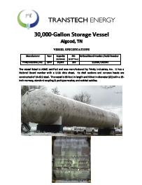 Trinity 1977 30,000 Gallon LPG NGL Tank Data Package thumb   