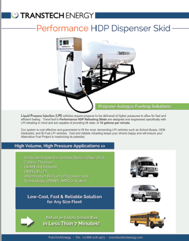 Performance HDP - Propane Autogas Fueling Dispenser System - Free Brochure