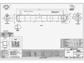 Engineering - general arrangement drawings - plant - tanks - heat exchangers - process - 2