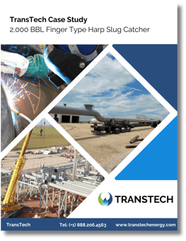2,000 BBL Finger Type Harp Slug Catcher