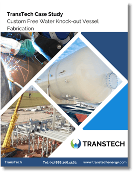 TT Custom Free Water Knock-out Vessel Fabrication - Shadow