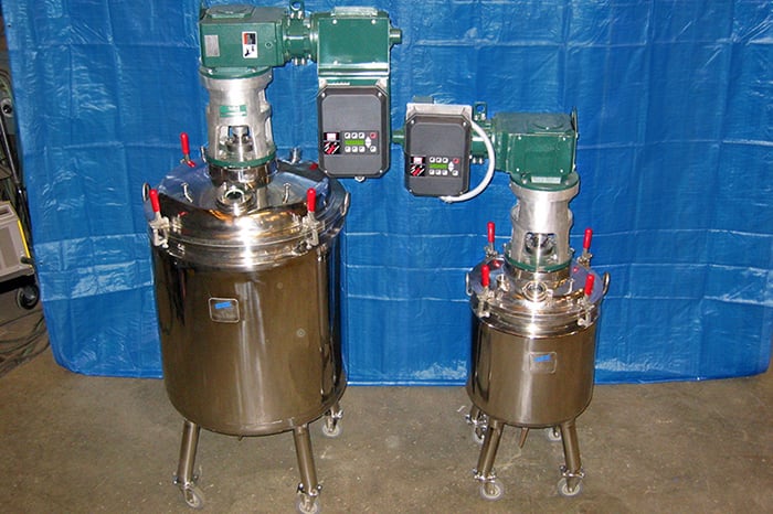 3 - Custom Polished Mix tanks Fabrication