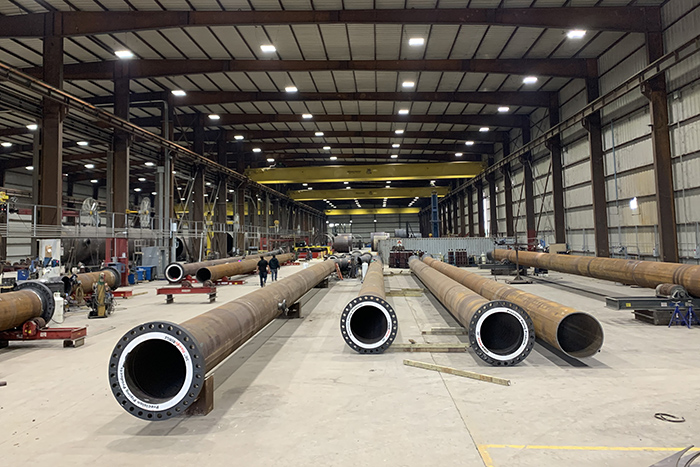 2 - Large Scale H2 Storage - Custom Pipe Fabrication