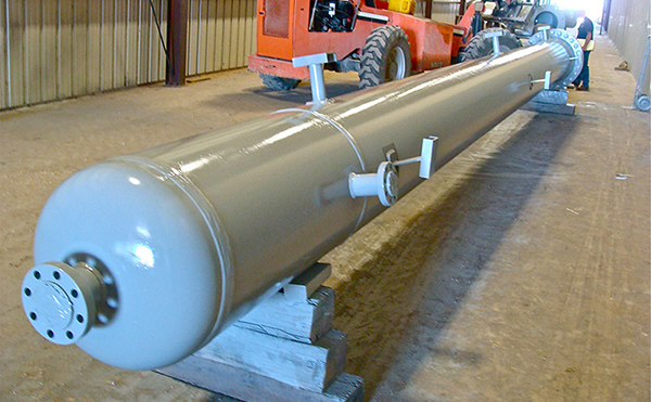 Custom engineered high pressure ASME process vessel