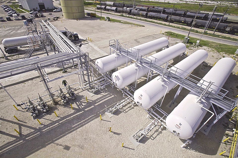 LPG Storage Bullets for Rail Truck Terminaling