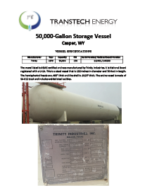 Trinity 1979 50,000 Gallon LPG NGL Tank Data Package thumb   