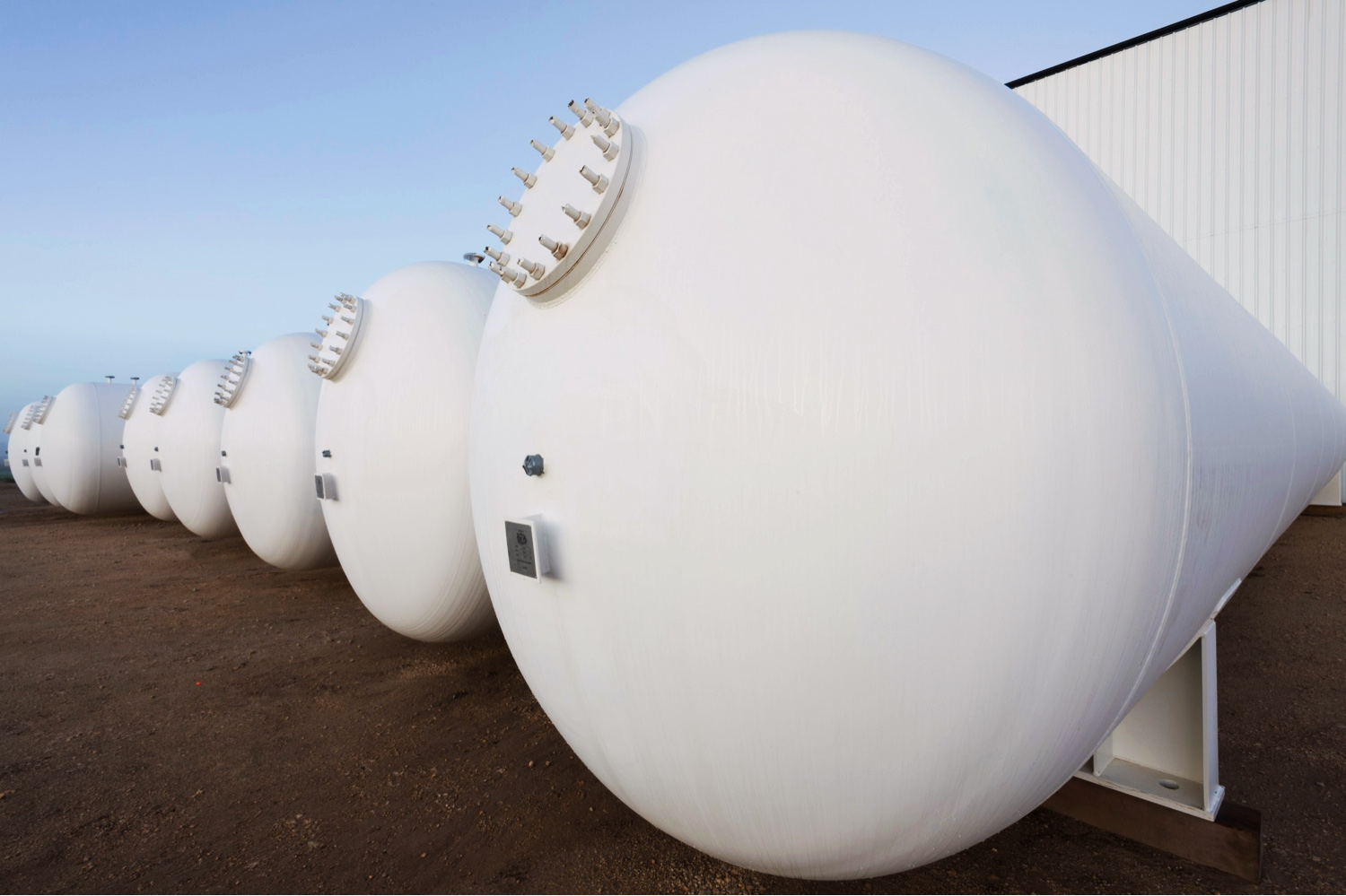 Large LPG Storage Bullets - Engineering & Fabrication Services