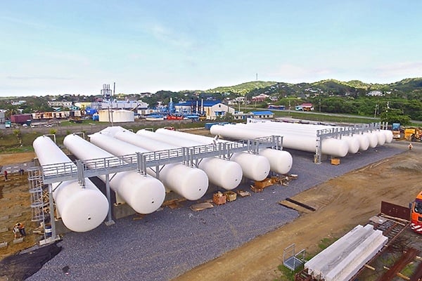 11 - Front View of Completed Modular LPG Propane Tank Battery - Engineering Fabrication Construction by TransTech Energy EPC.jpg