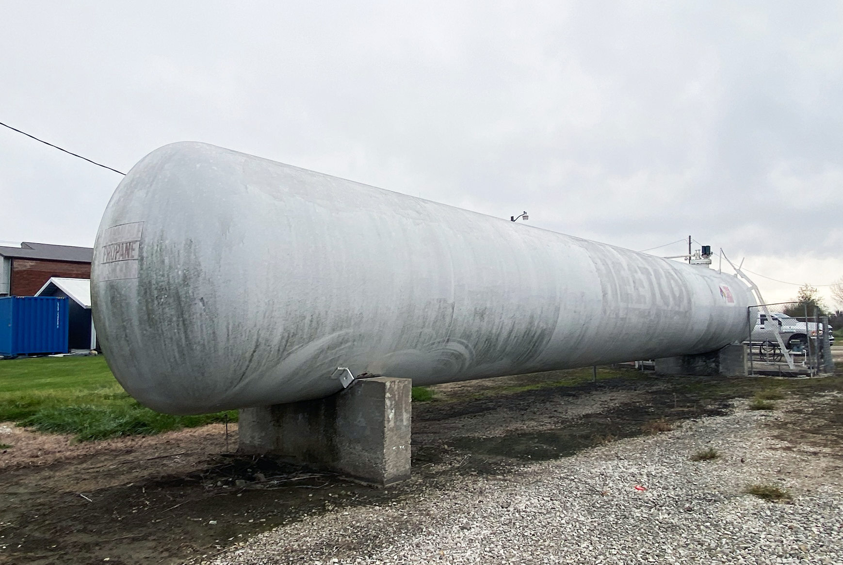 30k gallon butane tank