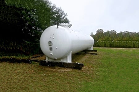 Used 7,500 Gallon LPG Propane Storage Tank